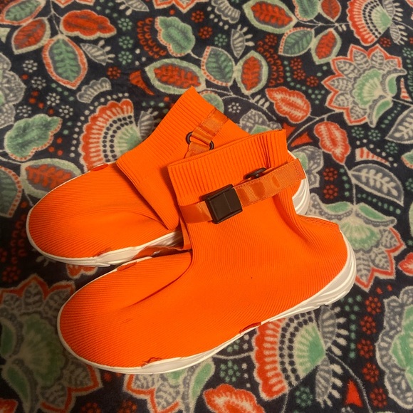 Neon Orange Sock Shoes - Picture 4 of 8